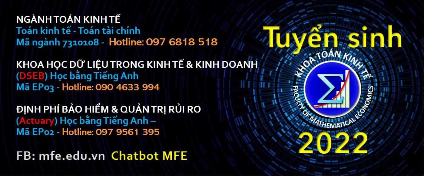 MFE NEU – Khoa Toán Đại học kinh tế quốc dân